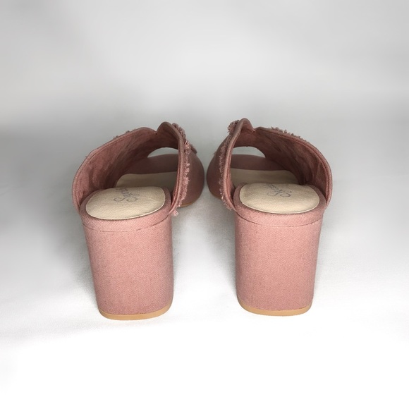 Seychelles frayed rose mule sandals size 7.5 - Picture 5 of 8
